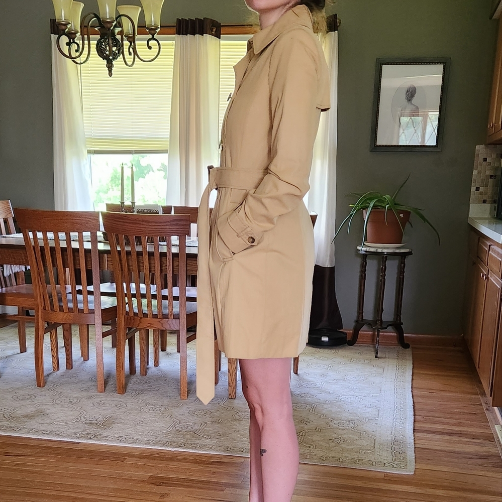J. Crew trench coat size 0 - Picture 7 of 7